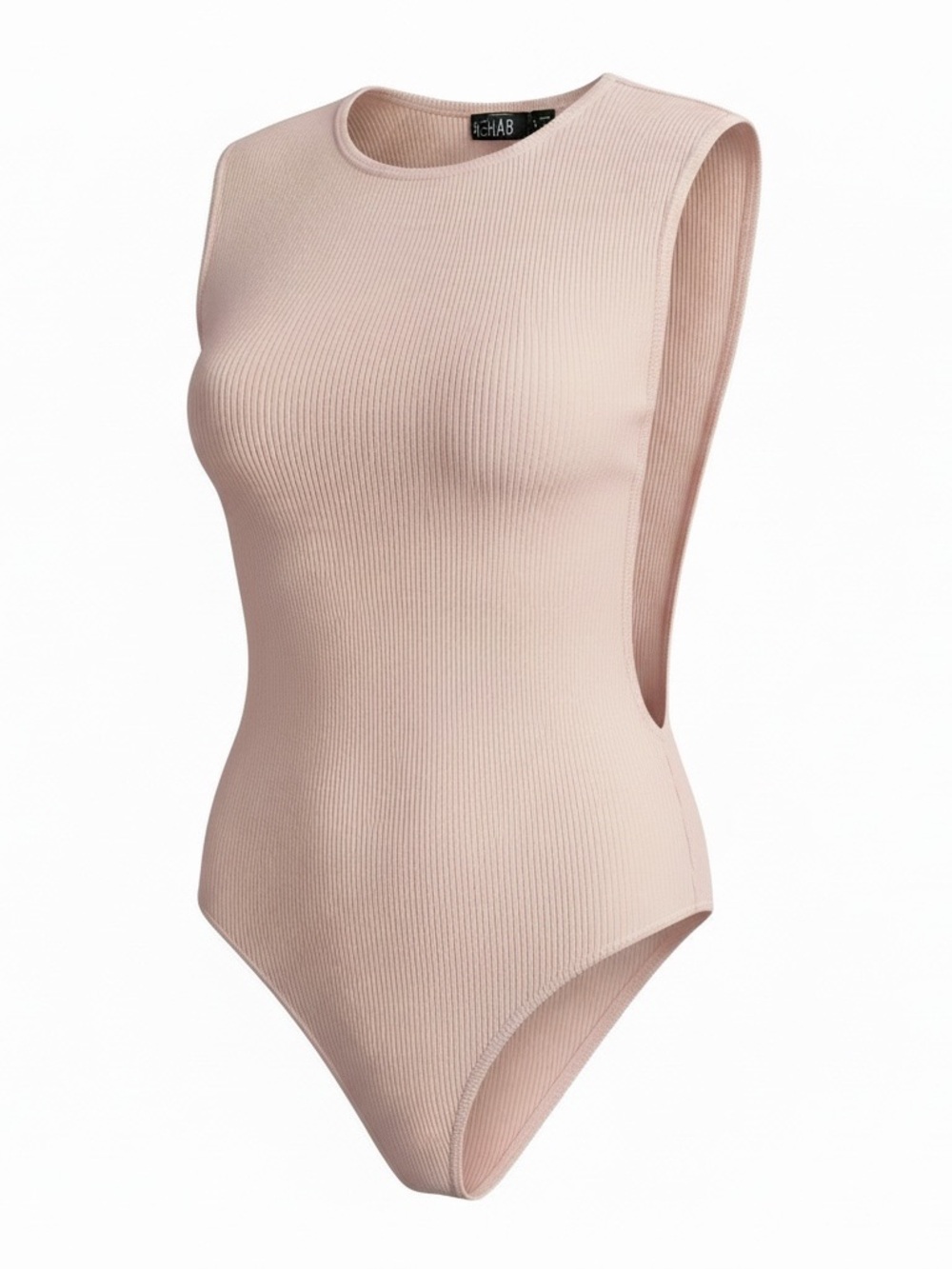 Rehab Blush Ribbed Top